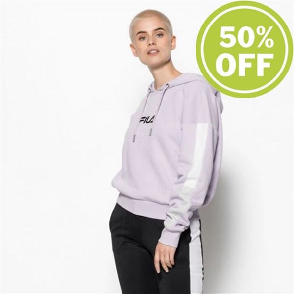 Sudaderas Fila Mujer Moradas - Riva Hoodie Comfy Hoodie Orchid Petal - España 710532QNV